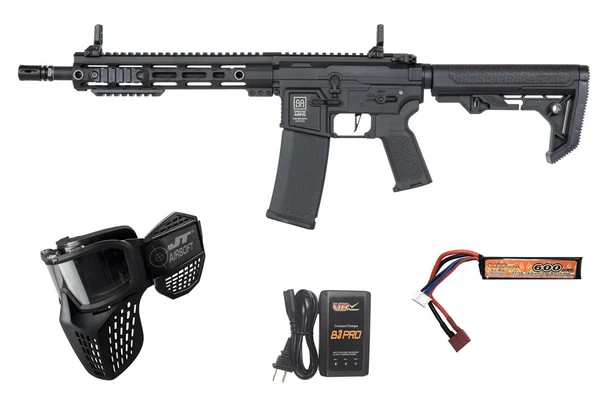 Specna Arms Gen 2 F05-RL FLEX HAL ETU Light Ops Airsoft Rifle Starter Package Black Specna Arms Gen 2 F05-RL FLEX HAL ETU Light Ops Airsoft Rifle Starter Package Black