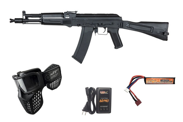 Specna Arms J73 CORE HAL ETU AK Airsoft Rifle Starter Package Black