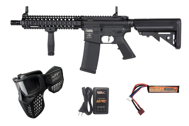 Specna C19 CORE Daniel Defense HAL ETU Carbine Airsoft Rifle Starter Package Black